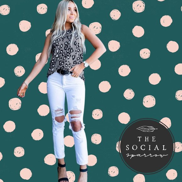 Gray Leopard Tank - Picture 2 of 2